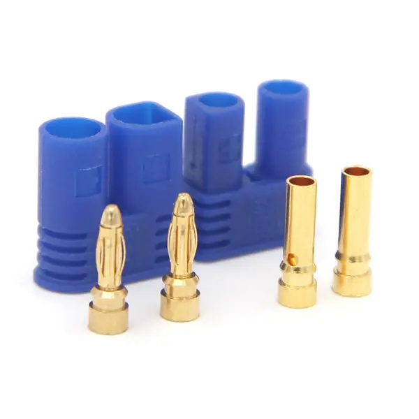Amass Ec2 Male Female Bullet Connector Banana Head Plug For Rc Lipo Battery 1 Pair 1