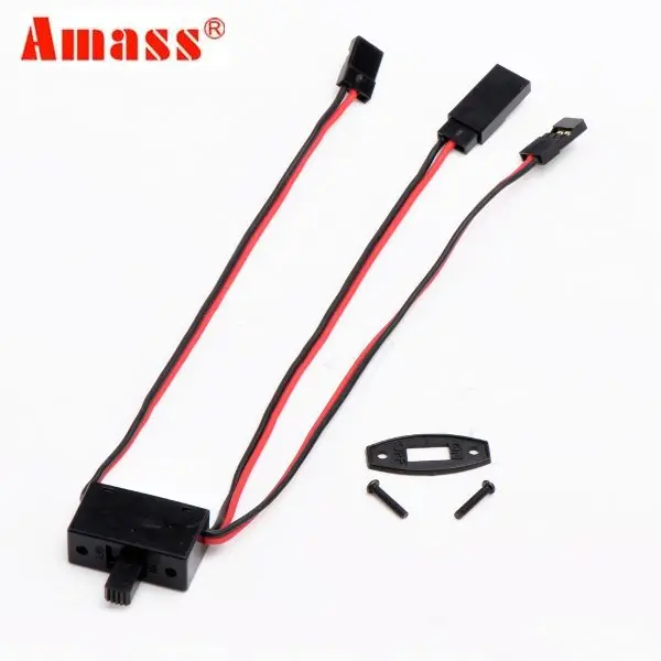 Amass Jr Futaba Standard Switch Cable With Charging Port 1