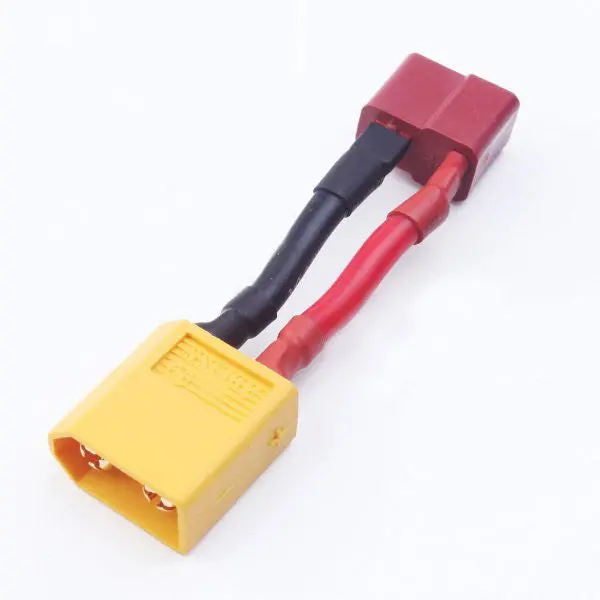 Amass Xt60 Male To T Plug Female Battery Adapter Cable 14Awg 3Cm 1