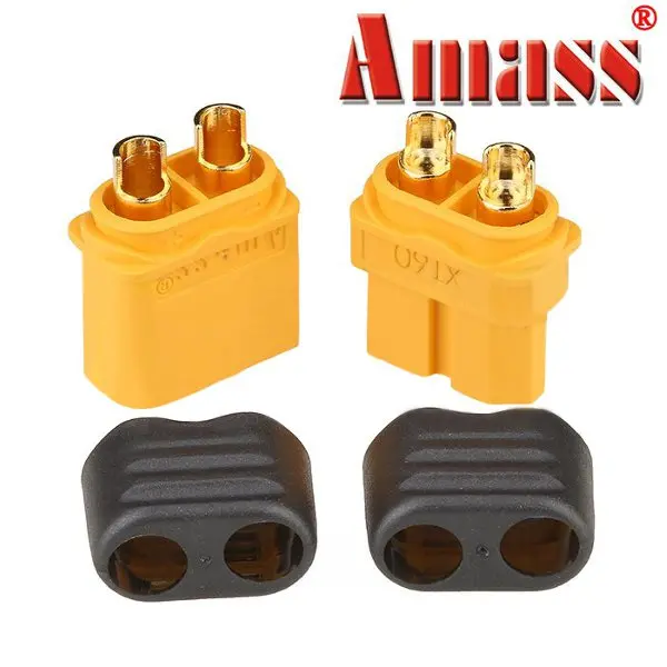 Amass Xt60+ Plug Connector With Sheath Housing Male & Female 1 Pair 1