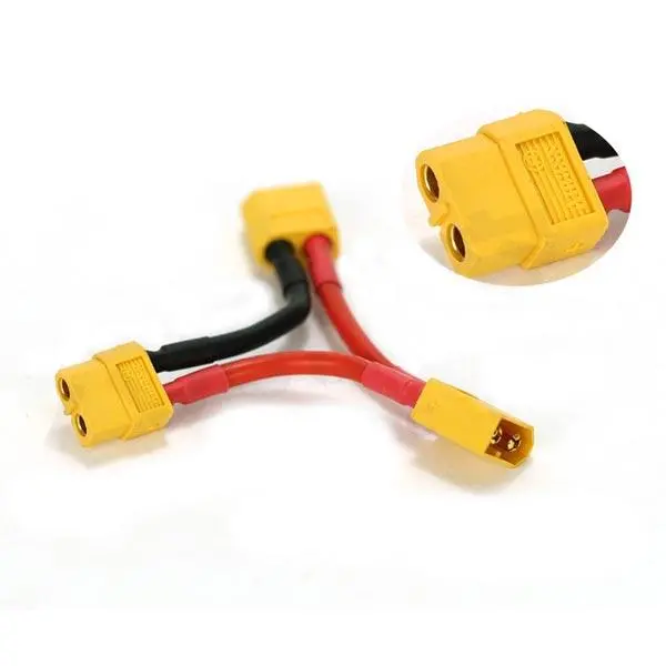 Amass Xt60 Series Connector 1 Female 2 Male With Extension Cable 1