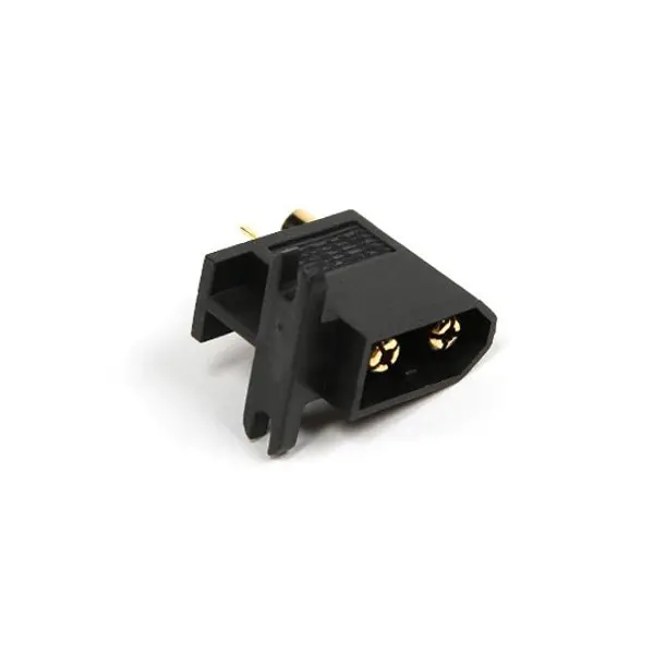 Amass Xt60c-M Plug Male Xt60 Connector With Mounting Bracket Black 1 Pcs 1