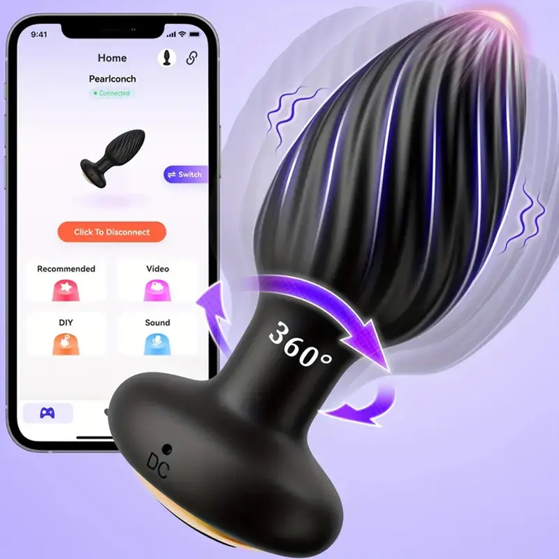 Anal Vibrating Rechargeable Plug. 1