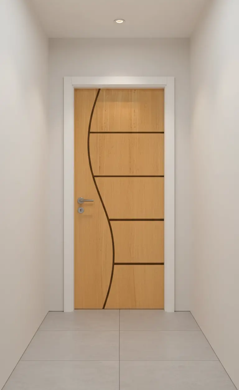 Angelim Door 32"X80" Deco 4019 1