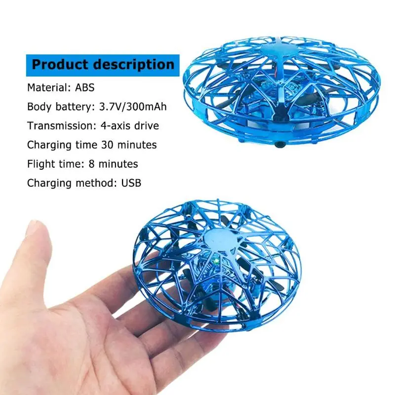 Anti-Collision Induction Aircraft Toy Ufo Ball Sensing Mini Drone For Kids Toys 1