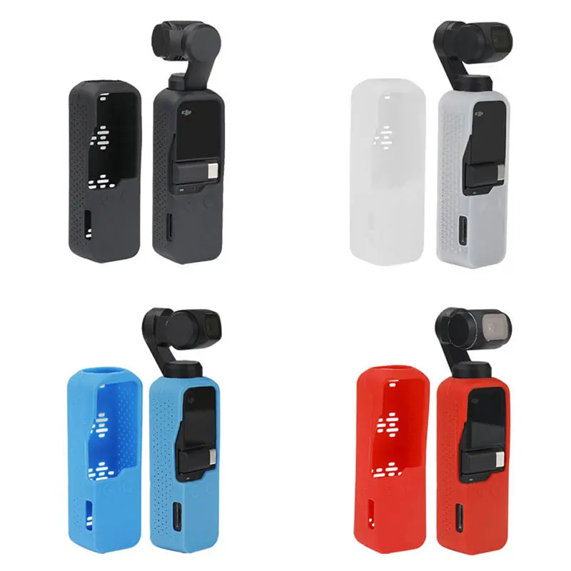 Anti-Slipping Silicone Protective Cover With Strap For Dji Osmo Pocket Handheld Gimbal Stabilizer 1