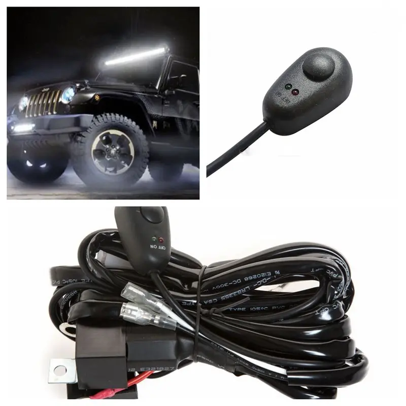 Arnes Universal Kit Con Switch Para Barras Led 1
