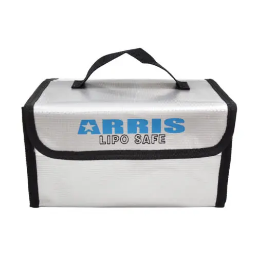 Arris Fire Retardant Lipo Battery Portable Safety Fireproof Case Bag Handbag Box 215*155*115Mm For Fpv Rc Drones Quadcopter 1