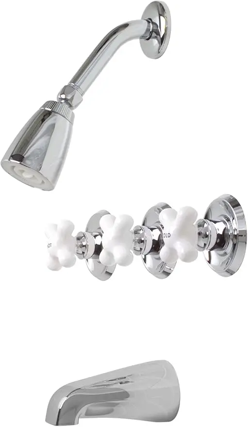 Ashbury Three-Handle Tub And Shower Faucet 204347 1