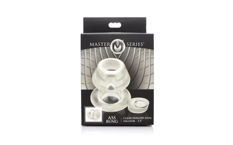 Ass Bung Clear Hollow Anal Dilator 3.5In Large 1