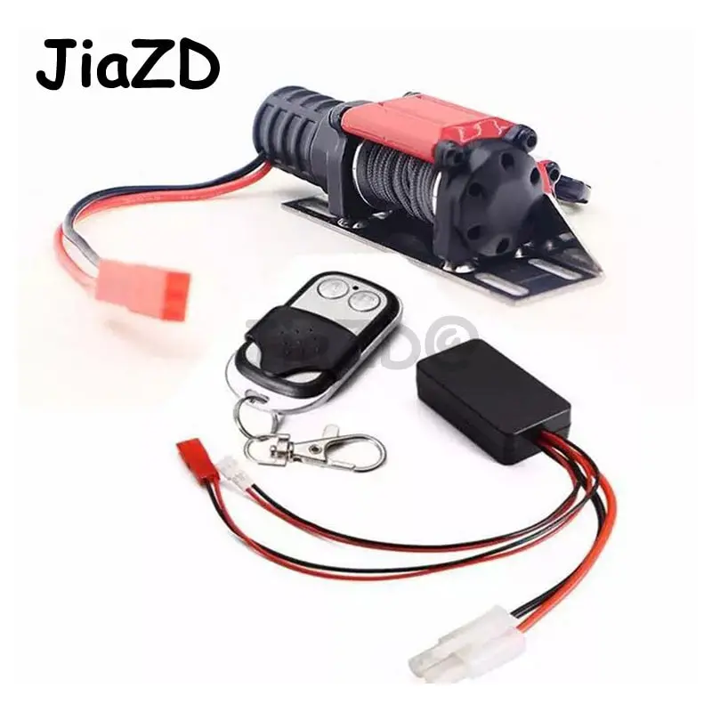 Automatic Winch And Wireless Remote Controller Receiver For 1/10 Rc Crawler Car Axial Scx10 Traxxas Trx4 D90 Tf2 Tamiya Cc01 S95 1