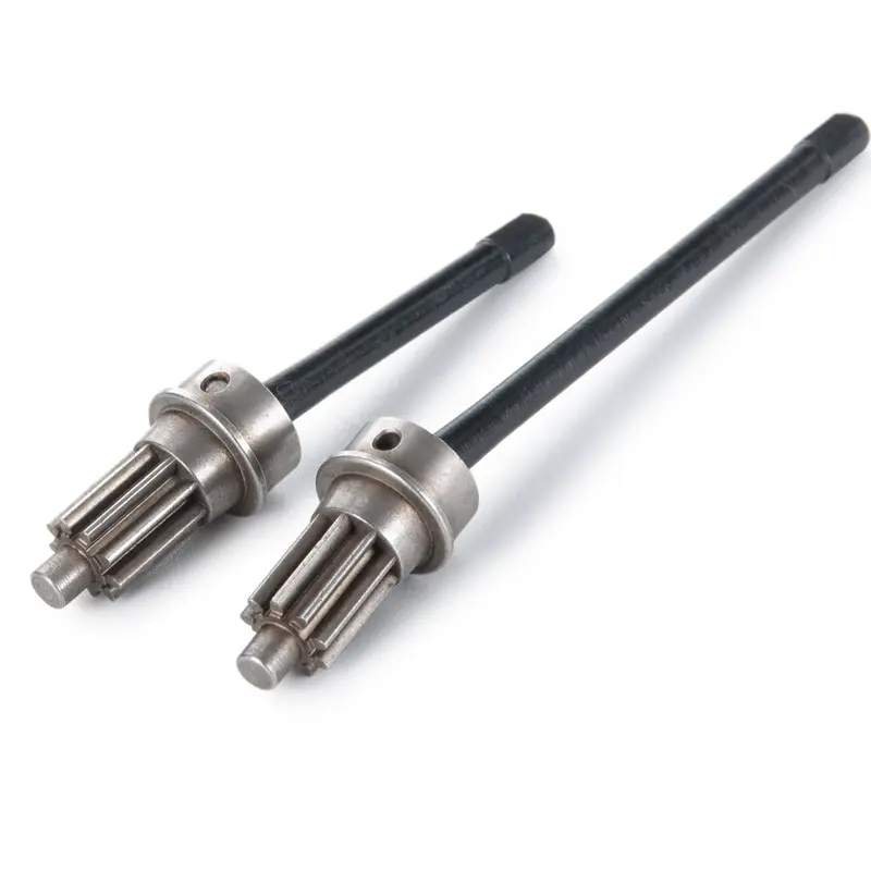 Axspeed 2Pcs/Set Stainless Steel Front Axle Cvd Drive Shafts For 1/10 Rc Trx4 2