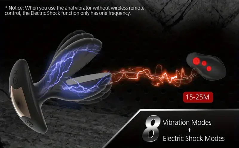 Backside Blaster Electric Shock Pulse Vibrator. 1