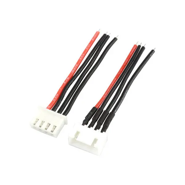 Balance Charging Terminal 1P Male And 1P Female 50Mm 3S Balance Port 24Awg Charging Cable For Rc Drone 1