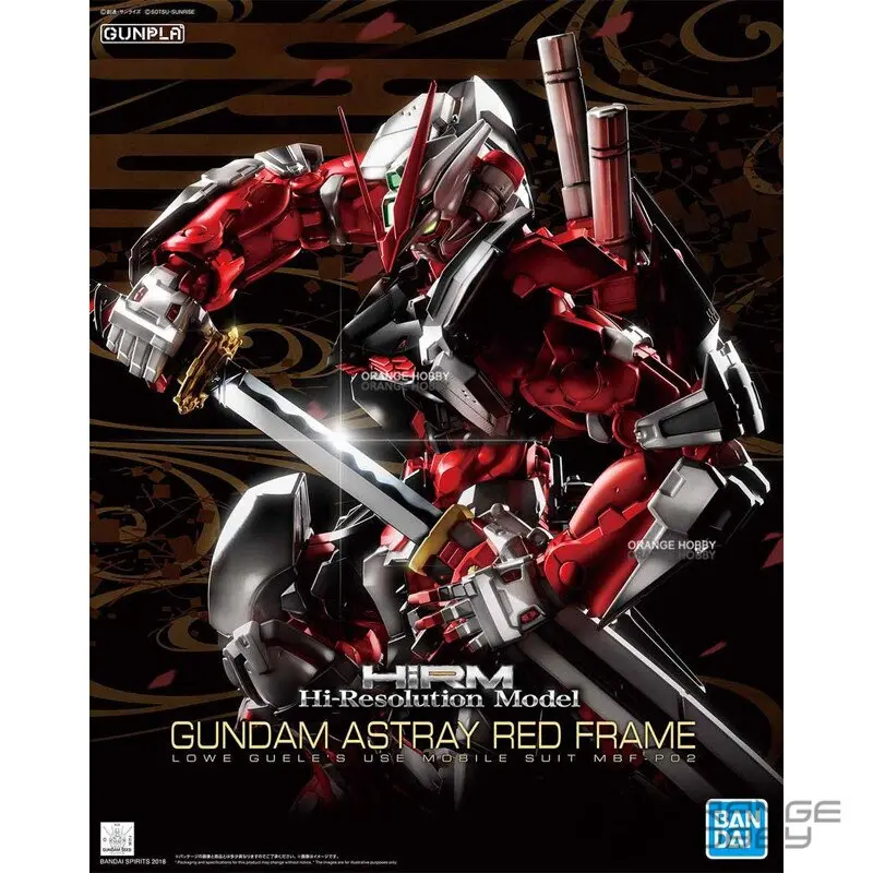 Bandai Mg Hirm 1/100 Astray Red Frame Gundam Mobile Suit Gundam Assembly Model Kits 1
