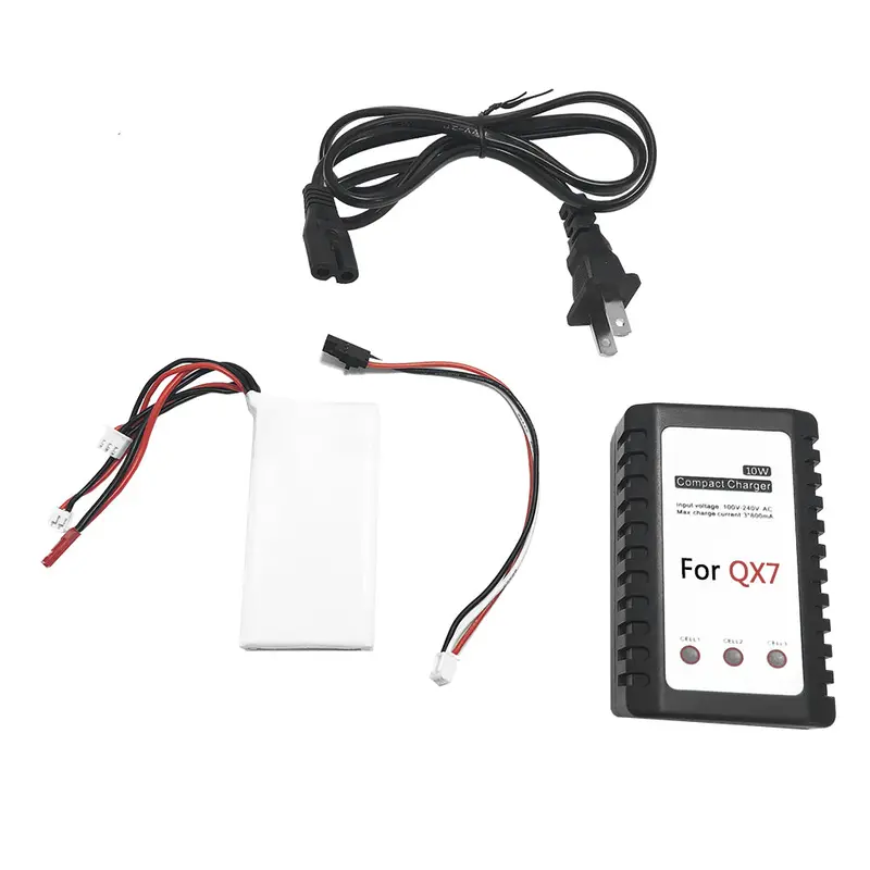 Battery Charger Upgrade Kit With 7.4V 2000Mah Lipo Battery For Frsky Accst Taranis Q X7 Radio Transmitter 1