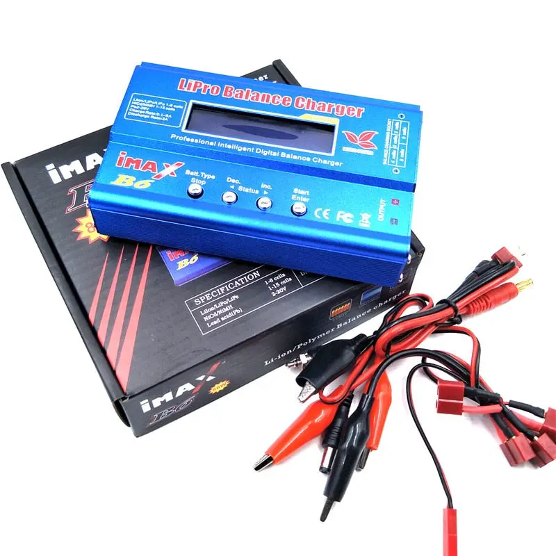 Battery Lipo Balance Charger Imax B6 Charger Lipo Digital Balance Charger 12V 6A Power Adapter Charging Cables Imax B6 Original 1