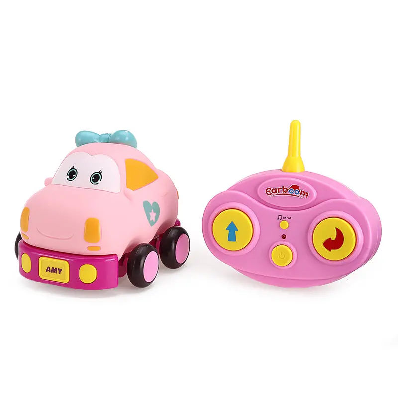 Beiens Electric Wireless Control Cartoon Mini Rc Car With Led Light Music Without Battery Toys 1