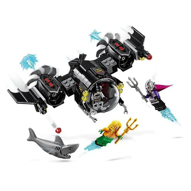 Bela 11233 Super Hero 201Pcs Batman Vs Sea King Underwater Battle Building Block Bricks Children's Toys Compatible With 76116 1
