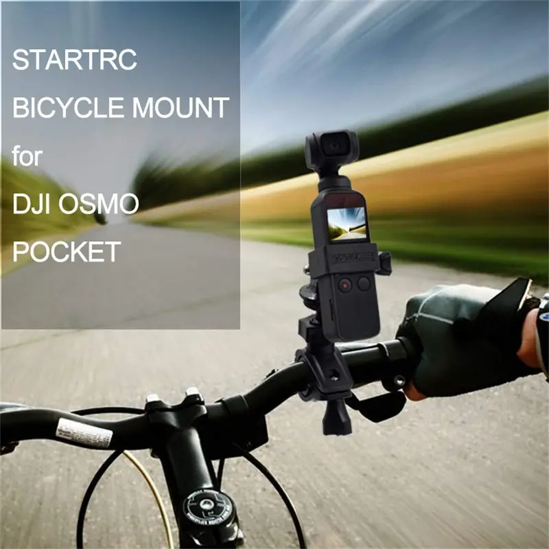 Bicycle Holder Stand 360 Degree Rotary Bike Handlebar Mount Bracket For Dji Osmo Pocket Gimbal 1
