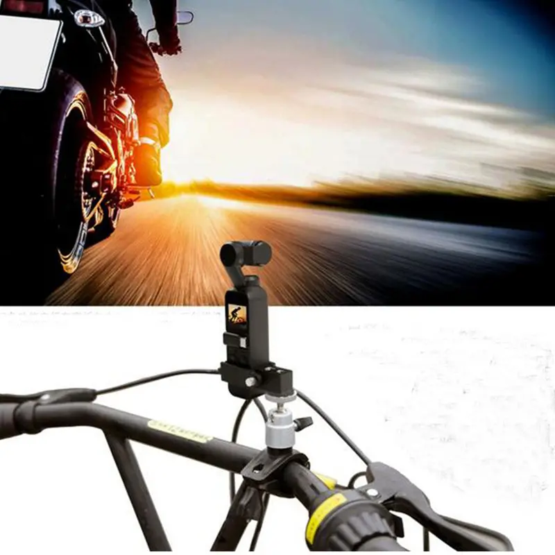 Bicycle Mount Holder Bike Bracket Clamp Clip For Dji Osmo Pocket Handheld Gimbal Camera Stabilizer With 1/4 Inch Screw Accessory 1