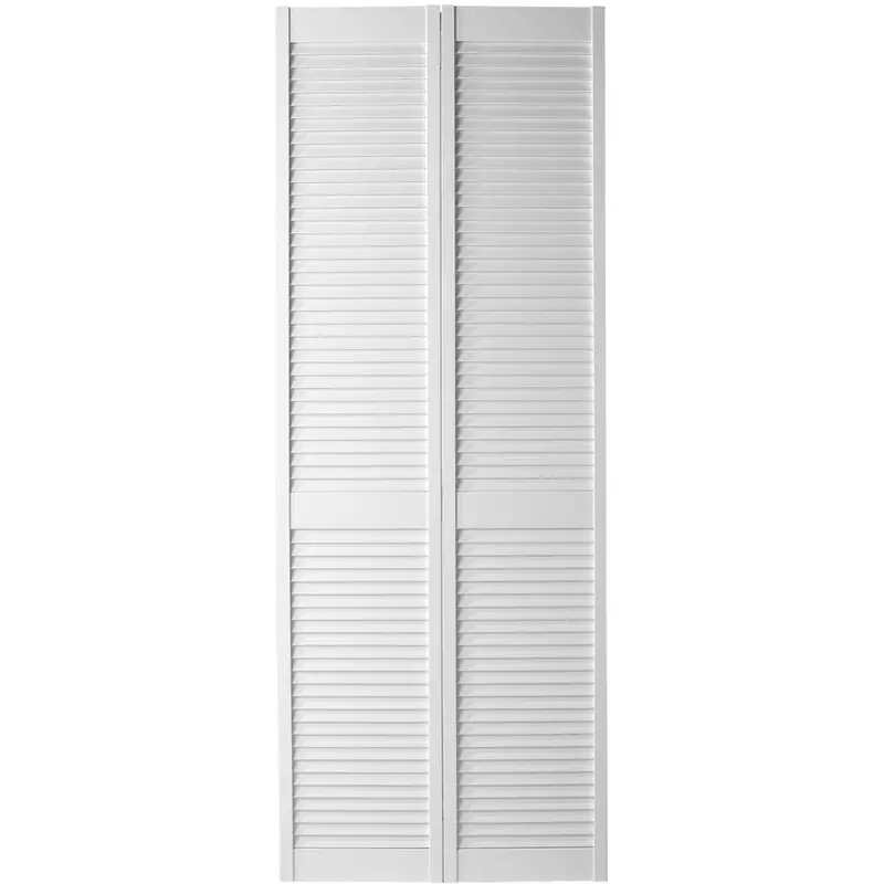 Bifold White Louver Door 36"X80" 1