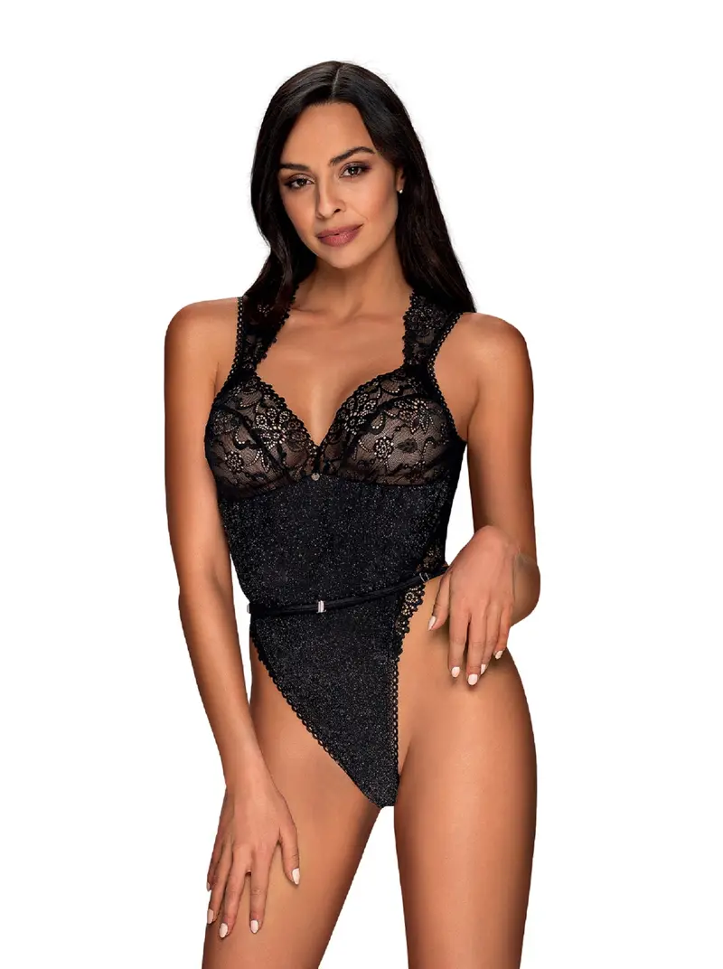Black Elisetta Teddy. 1