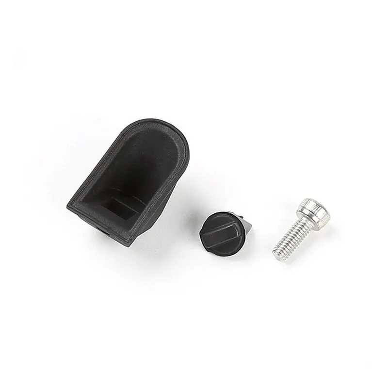 Black Rubber Plastic Fuel Tank Cap Cover For Trx-4 Traxxas Crawler Rc Car Parts 1