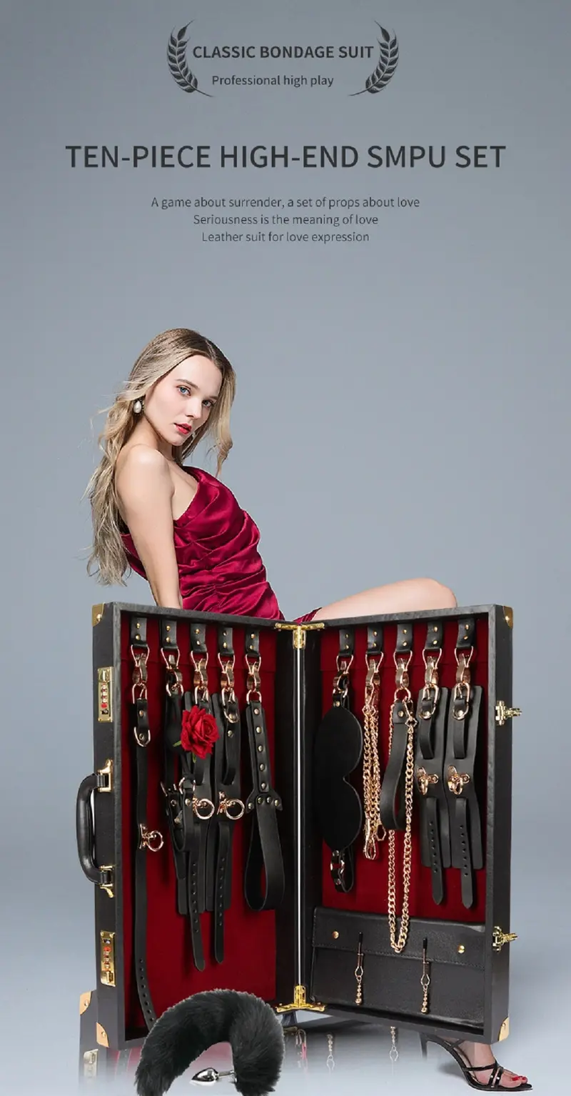 Black Wolf Luxury Bed Bondage Set. 1