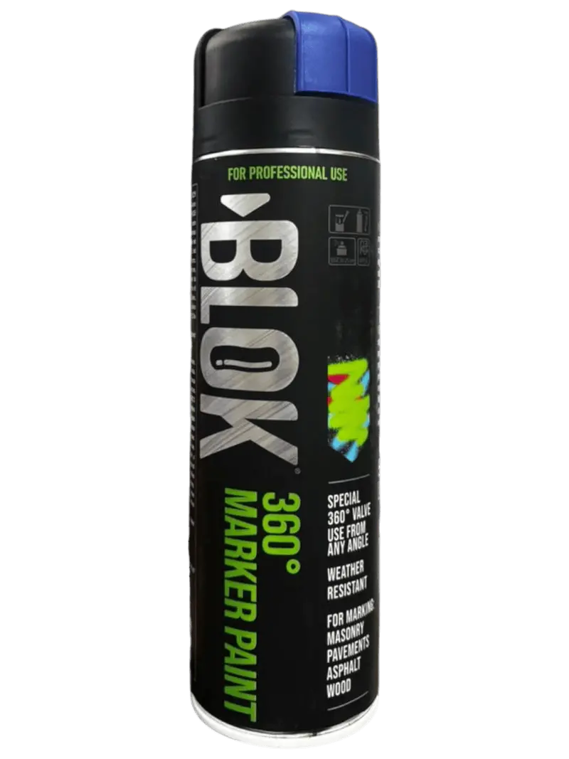 Blok 360° Marker Paint 500Ml | Fluorescent Blue 1