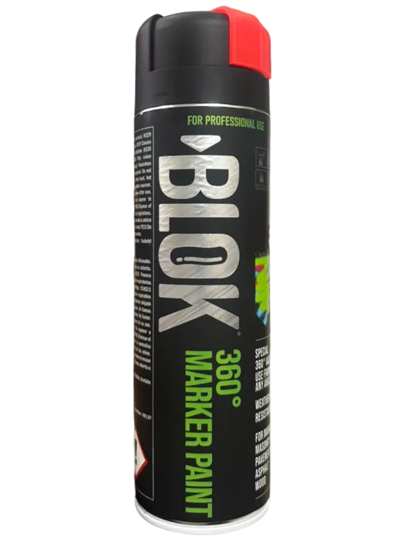 Blok 360° Marker Paint 500Ml | Fluorescent Red 1