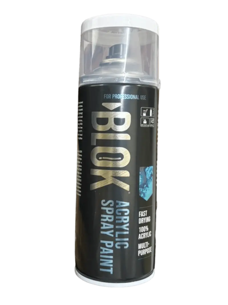 Blok Acrylic Spray Paint 400Ml | 9010 Gloss White 1