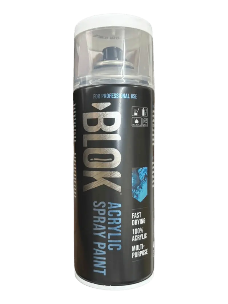 Blok Acrylic Spray Paint 400Ml | 9010 Matt White 1