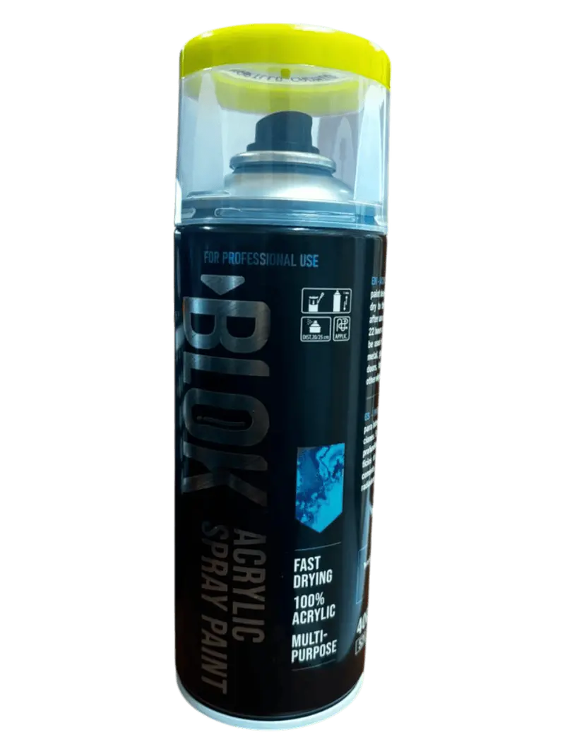 Blok Acrylic Spray Paint 400Ml | Cadmium Yellow 1