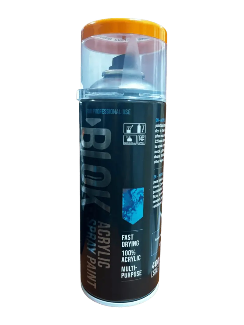 Blok Acrylic Spray Paint 400Ml | Pastel Orange 1