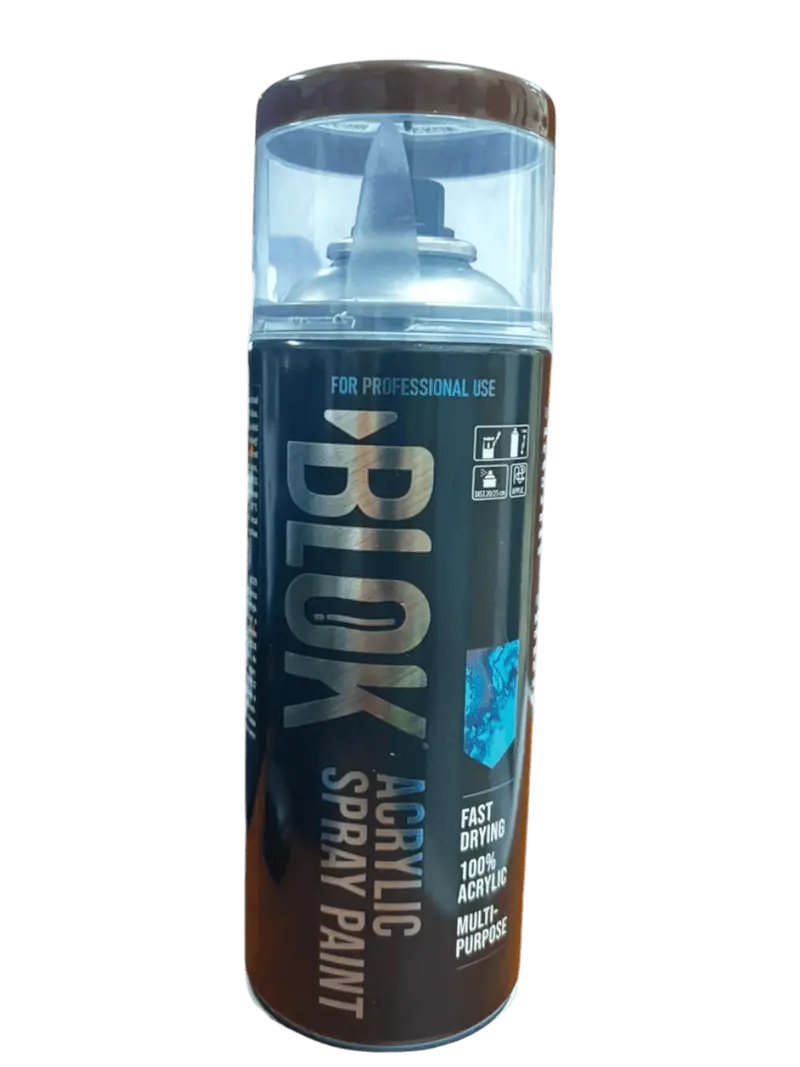 Blok Acrylic Spray Paint 400Ml | Signal Brown 1