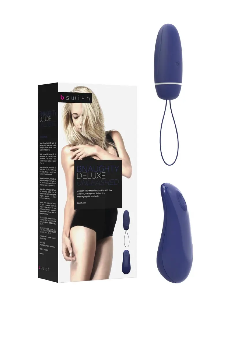 Bnaughty Deluxe Unleashed Midnight Blue Vibrator. 1