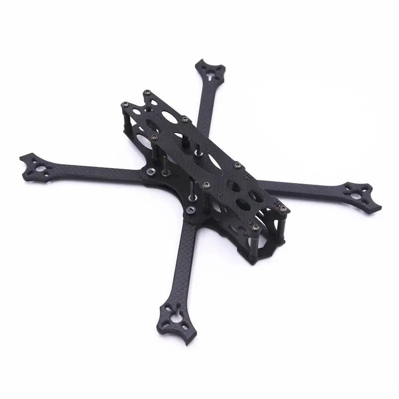 Bnuo 225Mm Wheelbase 5Mm Arm Thickness 5 Inch 3K Carbon Fiber Frame Kit For Rc Drone Fpv Racing 1