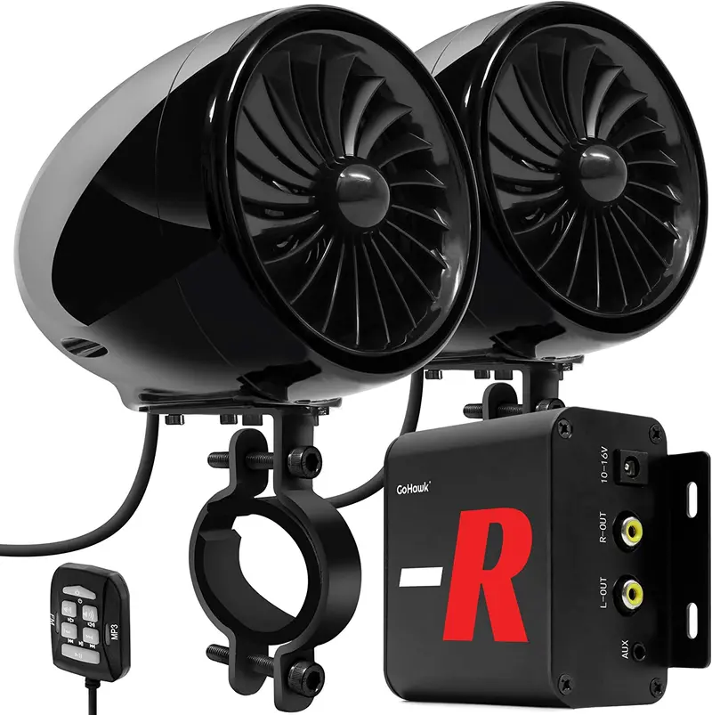 Bocina Bluetooth Radio Fm Para Motos Gohawk 2