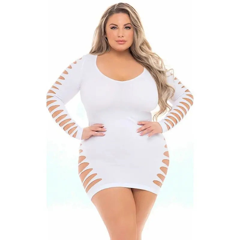 Bold Babe Sexy Long Sleeve Dress. 1