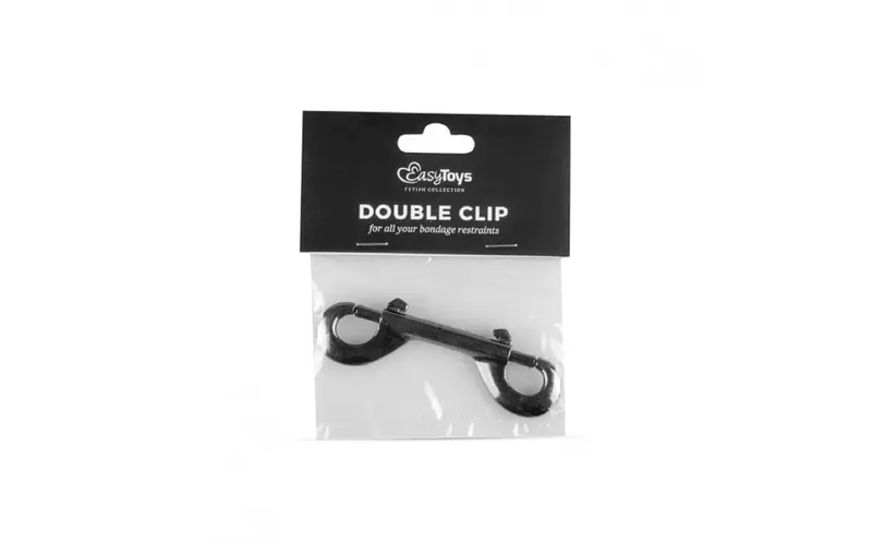 Bondage Double Clip Grey. 1