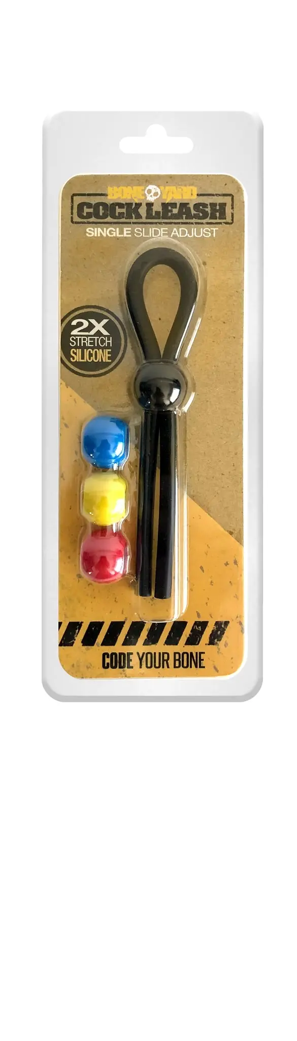 Boneyard Cock Leash Single Black. 1