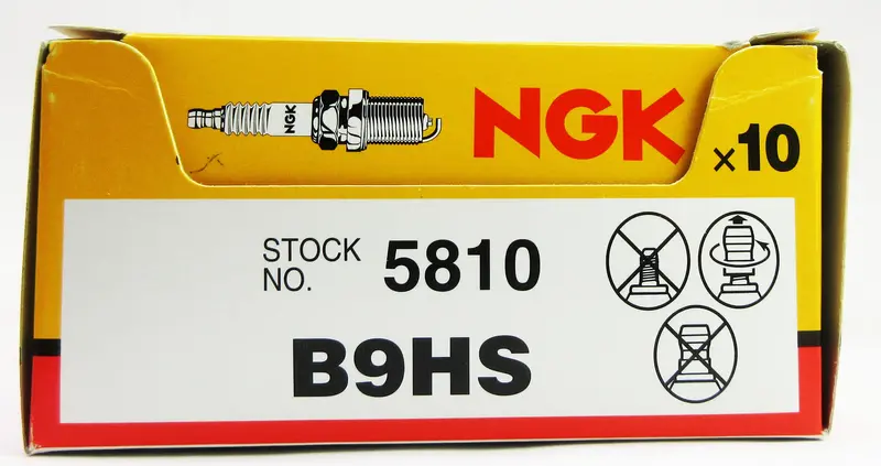 Box Of 10  B9hs Ngk Spark Plugs 1