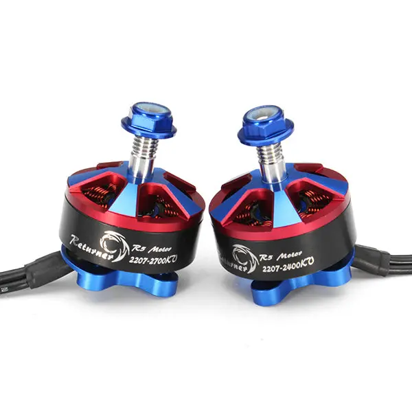 Brotherhobby Returner R5 2207 2400Kv 2700Kv 4-5S Brushless Motor Al 7075 Case With 16Cm Wire 1