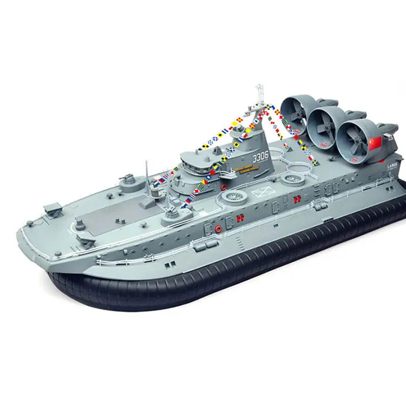 Brushless Warship Rc Boat 2.4G 1/110 Ship Model Hg-C201 Landing And Water Air Cushion Landing Craft 1