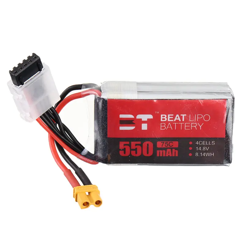 Bt 14.8V 550Mah 75C 4S Lipo Battery Xt30 Plug For Fpv Rc Drone 1