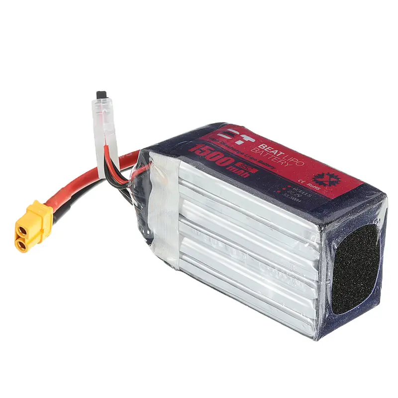 Bt 22.2V 1500Mah 95C 6S Lipo Battery Xt60 Plug For Rc Racing Drone 2