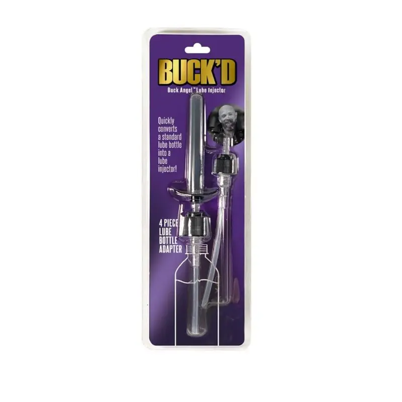 Buckd Lube Injector 4 Pc Bottle Adapter. 1