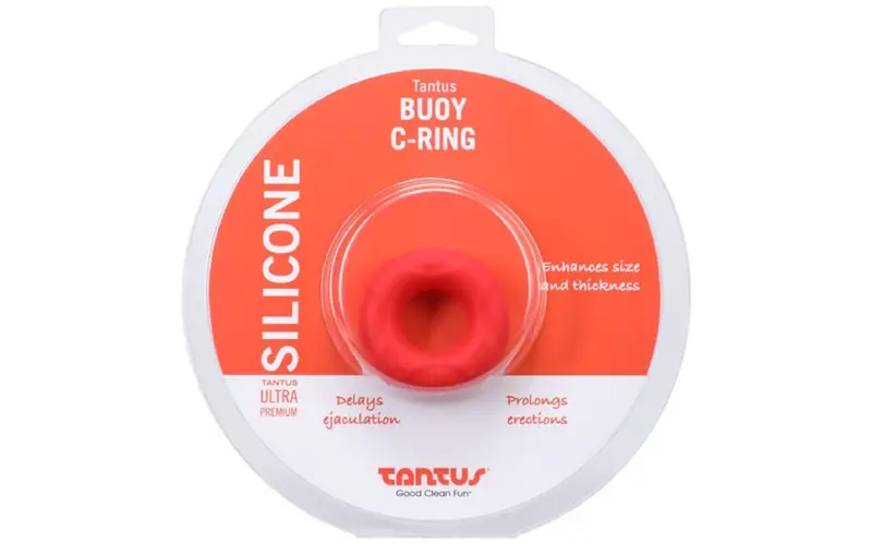 Buoy C-Ring Medium Crimson. 1