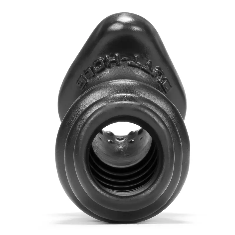 Butthole-2 Hollow Plug Medium Black. 1